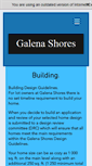 Mobile Screenshot of galenashores.com